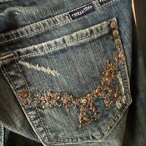 Miss Me Blue Straight Leg Jeans